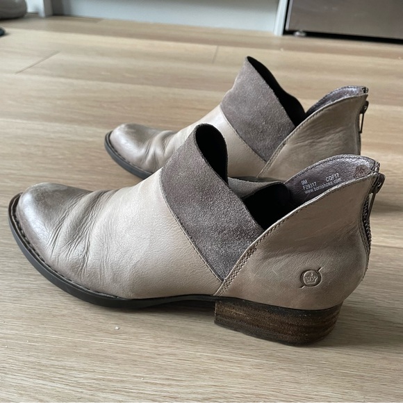 Born Grey Taupe Boots 9 - Picture 5 of 8